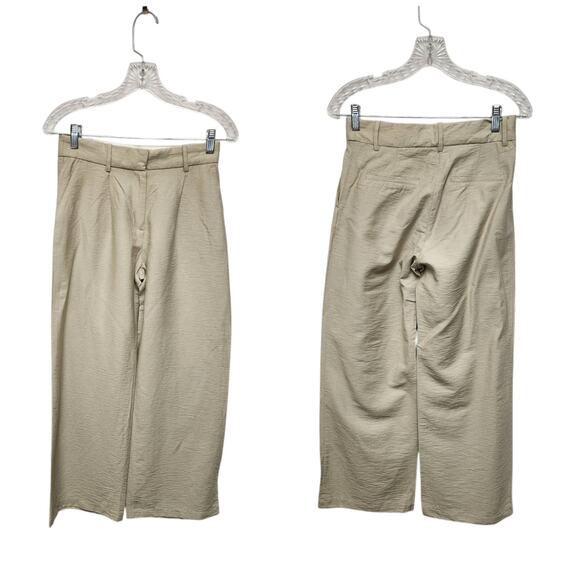 H&M Straight Leg Pleated Front Gray Business/Casual Pants Size 2 - Picture 1 of 6